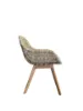Afbeelding van Nelly Chair, Kubu grey, Teak legs
